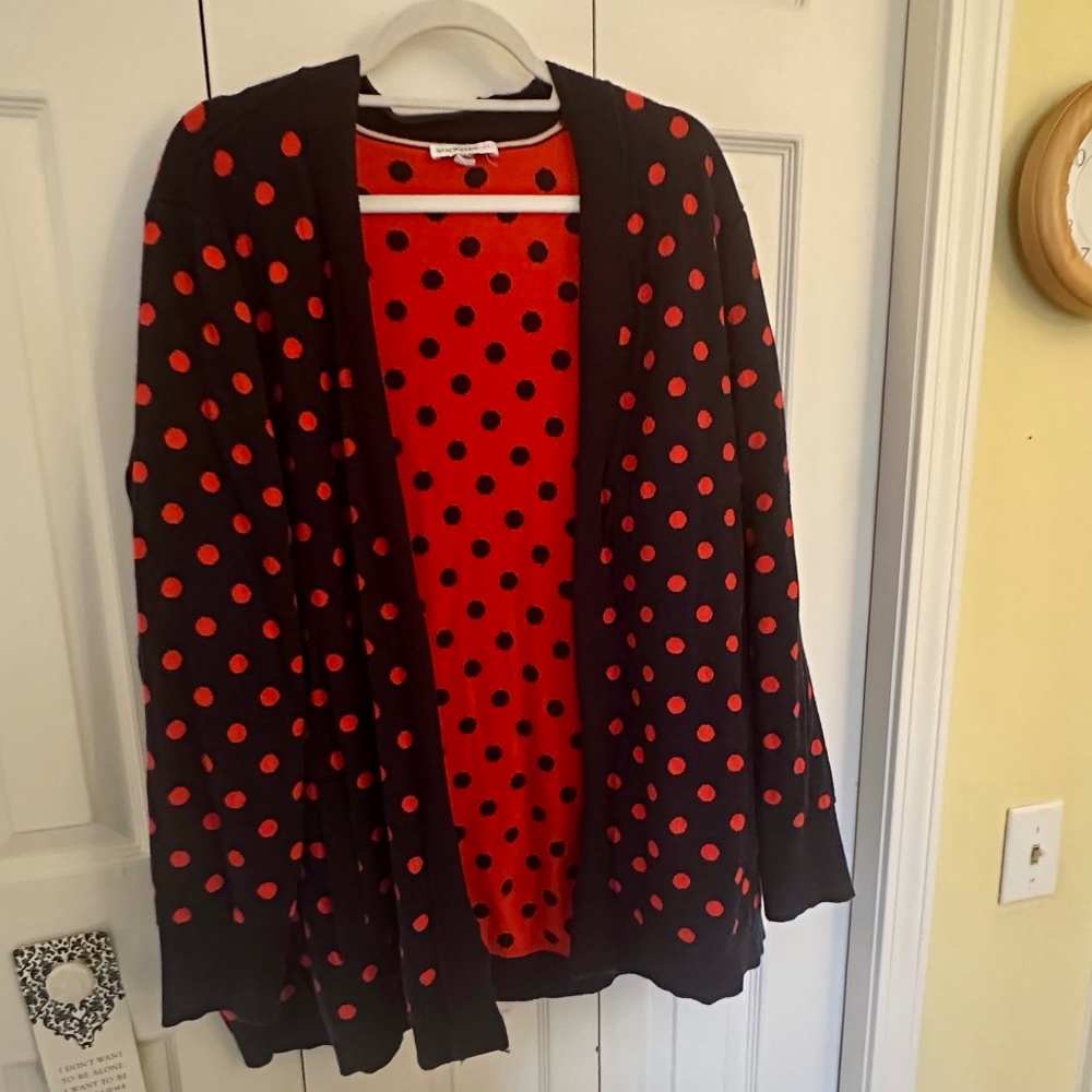Plus Suze Isaac Mizrahi Cardigan